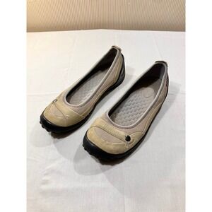 PRIVO Women's Beige Mesh Comfort Slip On Ballet Flats Size 9